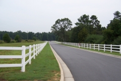 PVC 3-Rail Fence #1