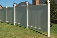 PVC Privacy Fence #1