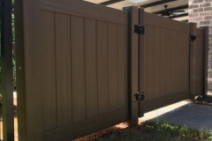 4' Chestnut Brown PVC Privacy