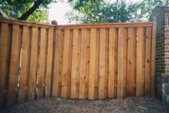 Capped Shadow-Box Fence with Dado Posts #1-min